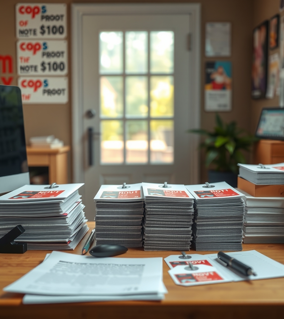 Preparation visual for Cost of Door Hangers