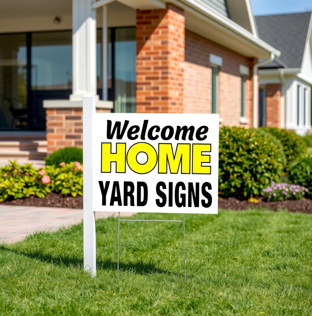 Checklist for Welcome Home Yard Signs Near Me Guide