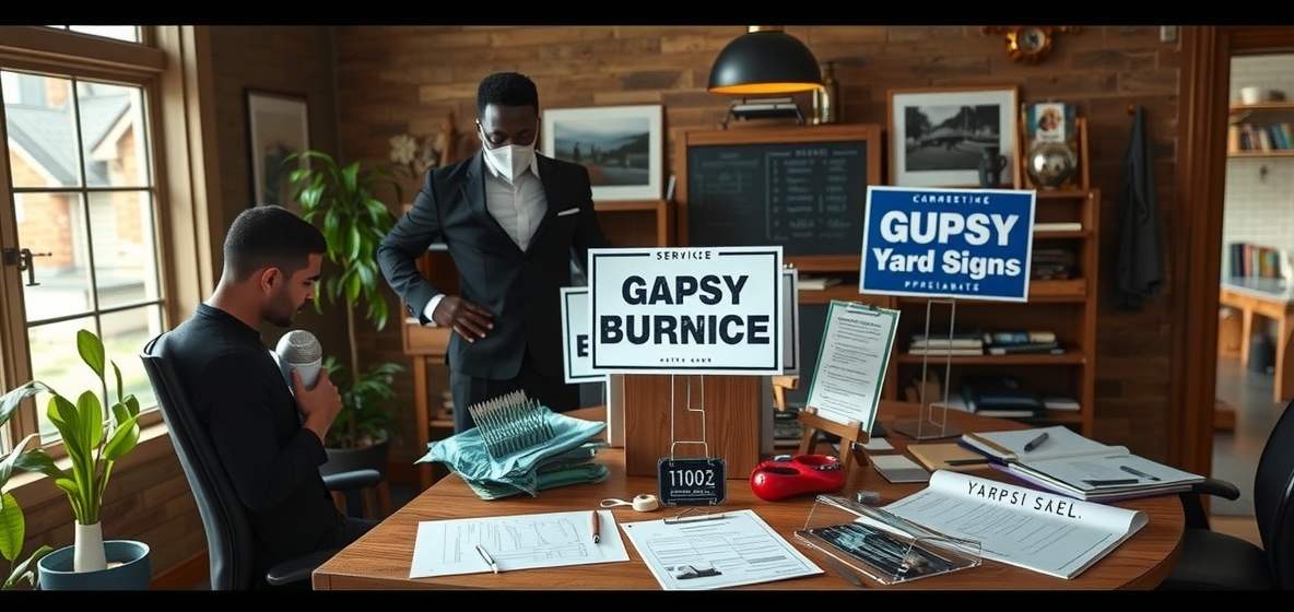 Quality check visual for Gypsy Yard Signs Guide