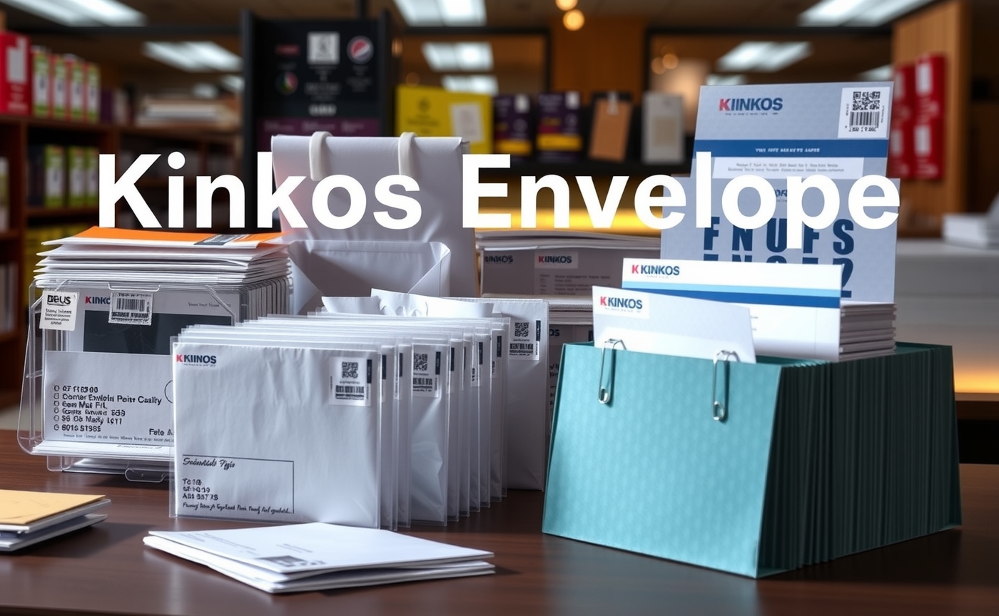 Preparation visual for Kinkos Envelope Printing Guide