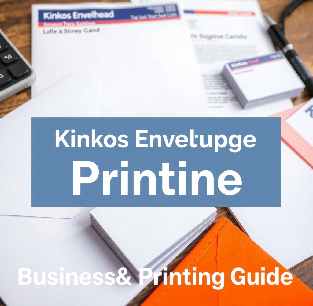 Quality check visual for Kinkos Envelope Printing Guide