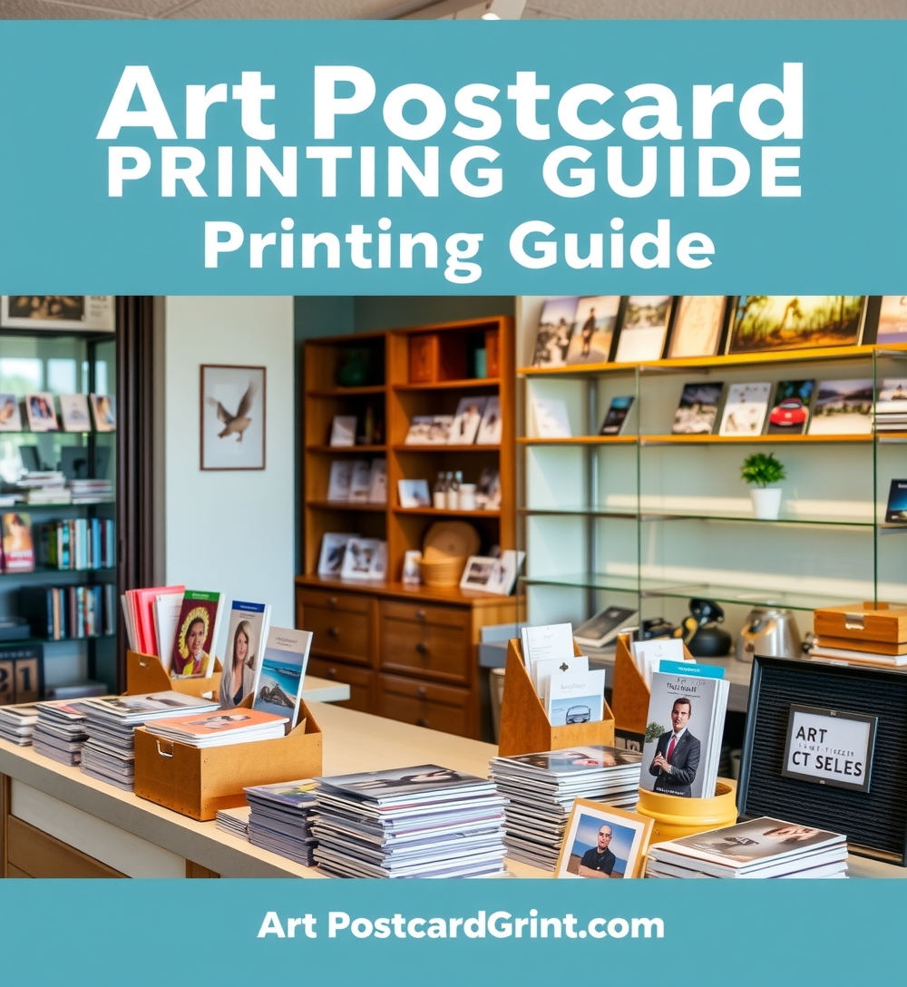 Preparation visual for Art Postcard Printing Guide