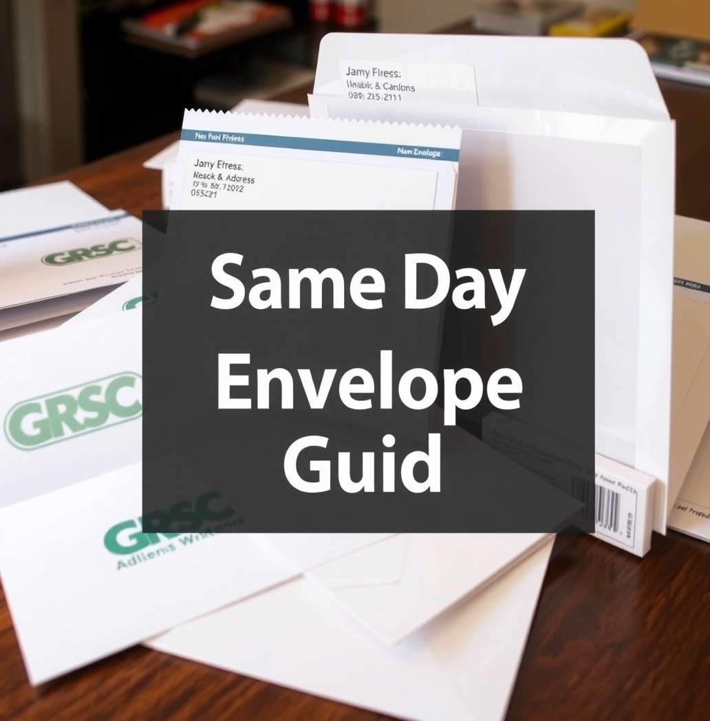 Checklist for Same Day Envelope Printing Guide