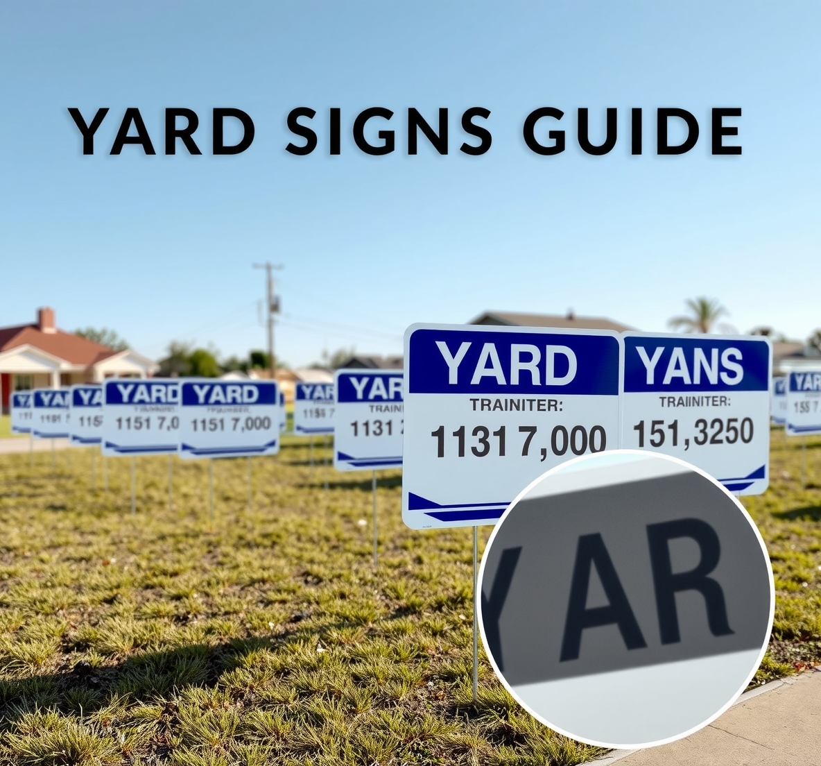 Evaluating the best Number Yard Signs Guide environment