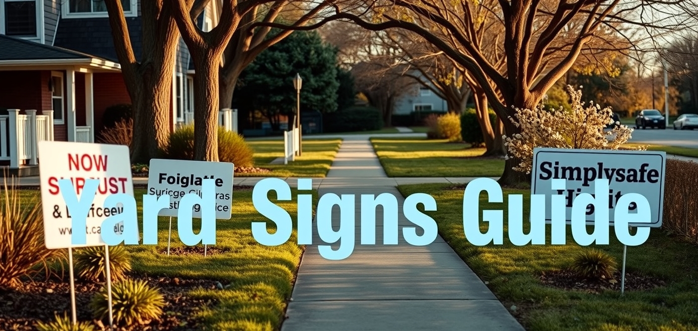 Simplisafe Yard Signs Guide
