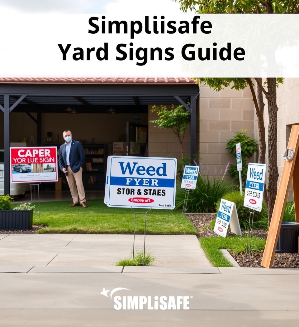 Checklist for Simplisafe Yard Signs Guide