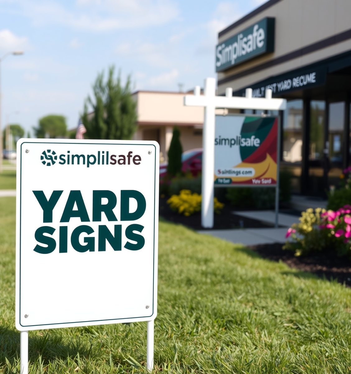 Preparation visual for Simplisafe Yard Signs Guide