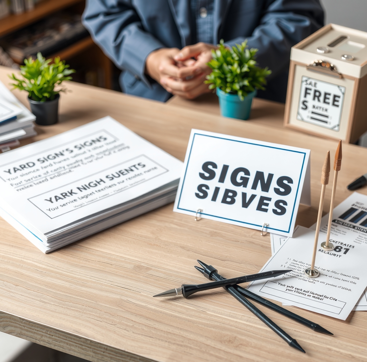 Checklist for Plastic Yard Signs with Stakes Guide