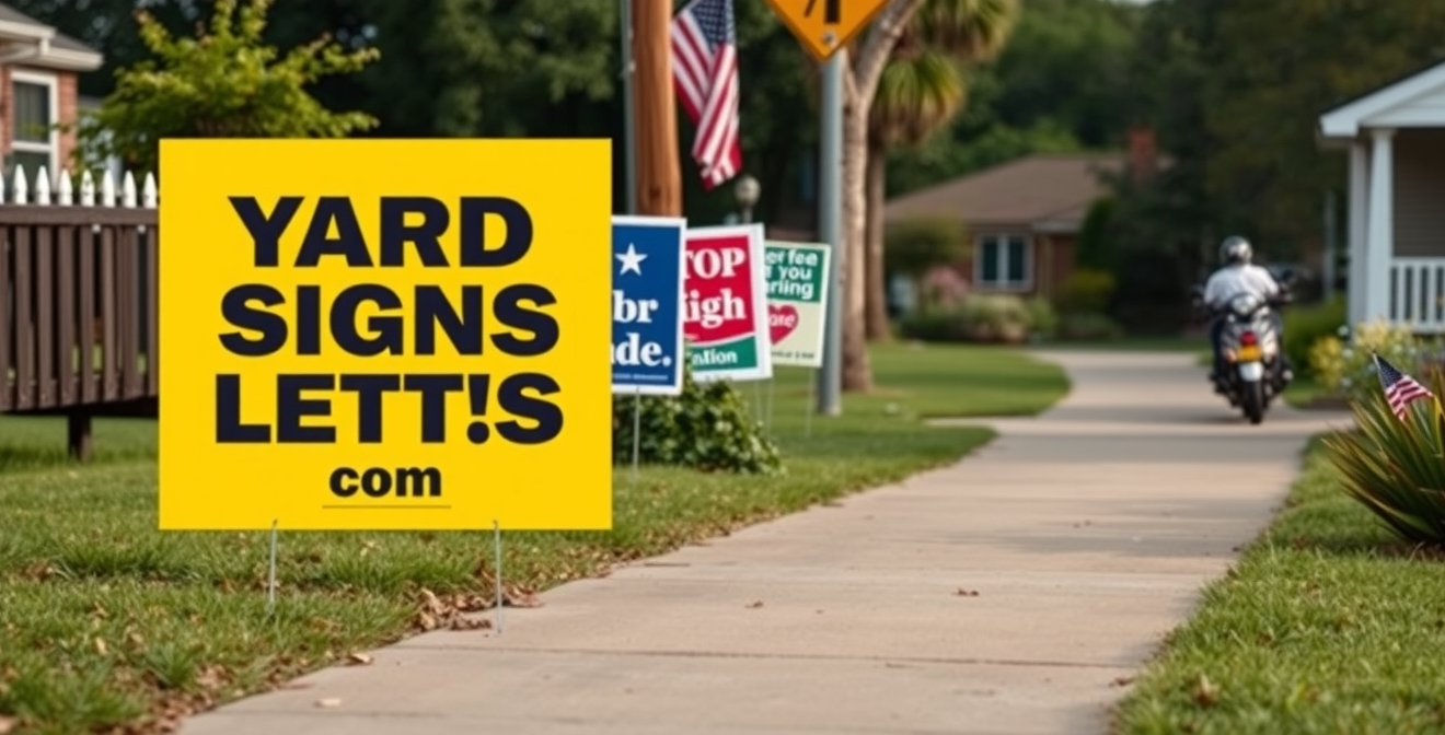 Yard Signs Letters Near Me Guide