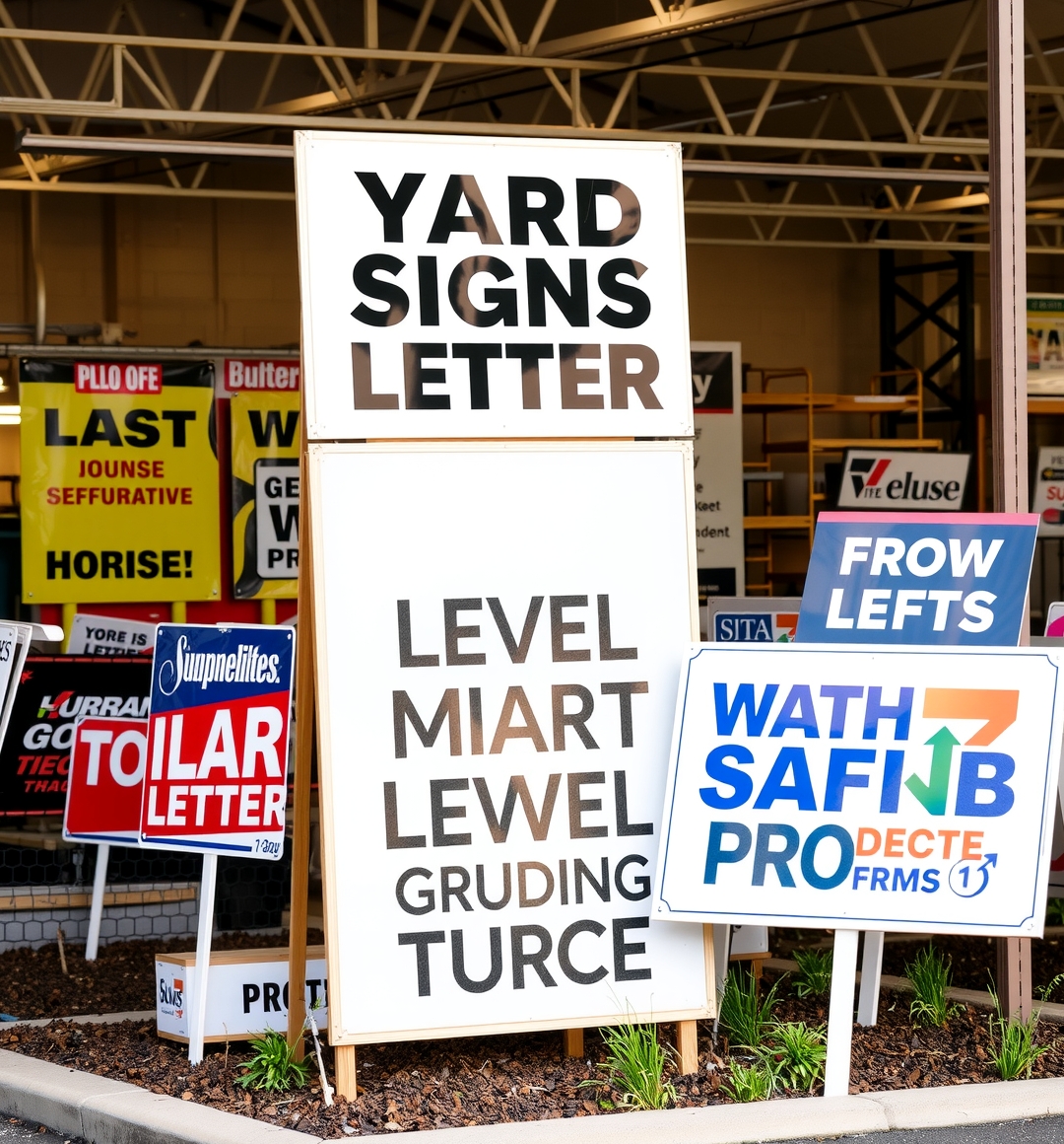 Evaluating the best Yard Signs Letters Near Me Guide environment
