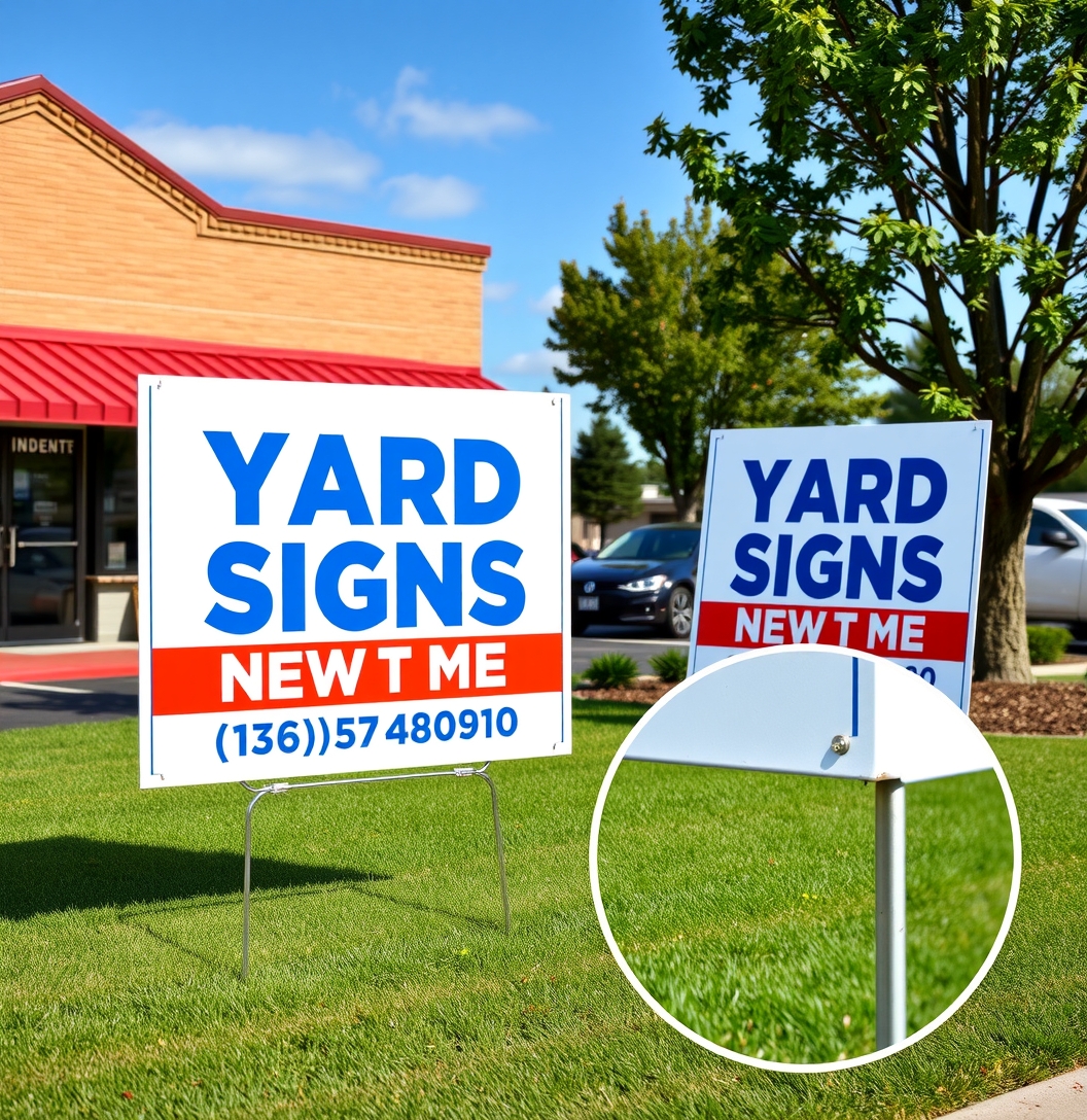Quality check visual for Yard Signs Letters Near Me Guide