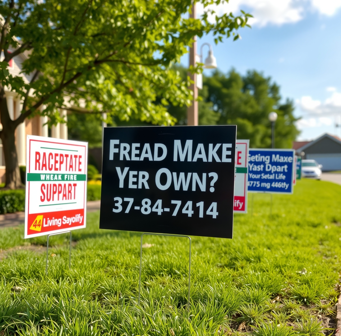 Evaluating the best How to Make Your Own Yard Signs environment