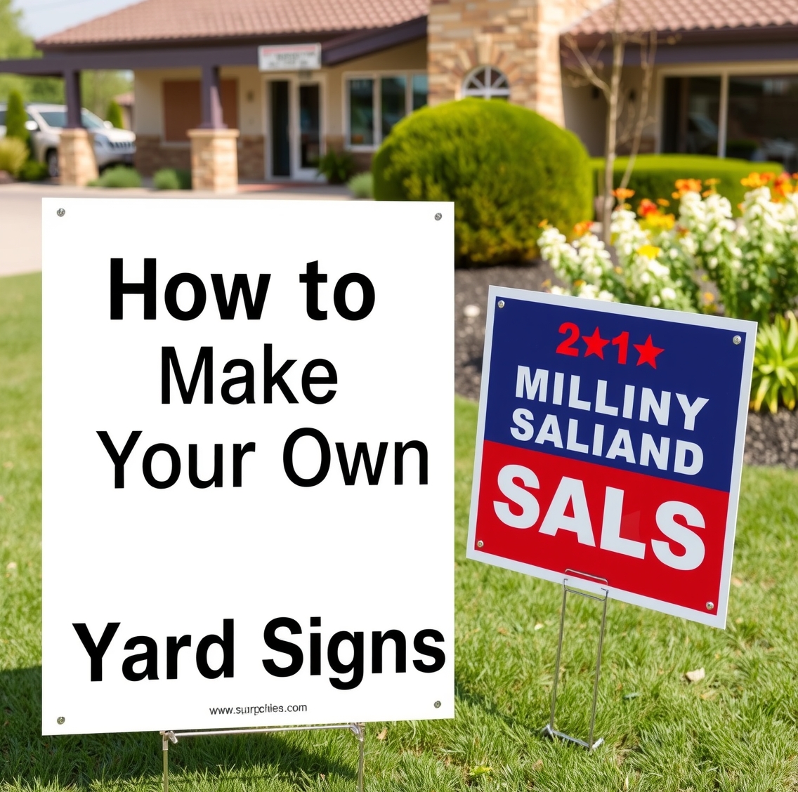 Checklist for How to Make Your Own Yard Signs