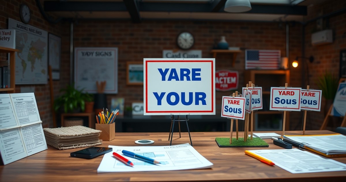 Preparation visual for How to Make Your Own Yard Signs