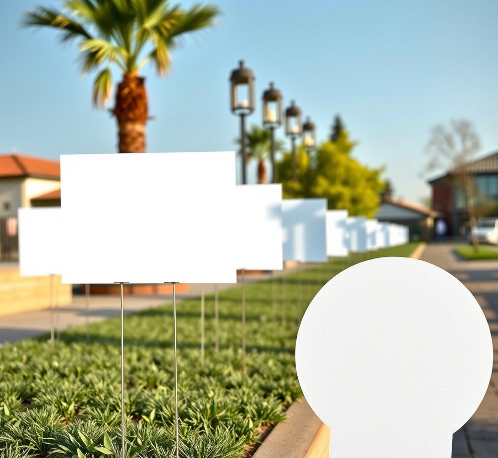 Quality check visual for Blank Yard Signs Bulk Guide