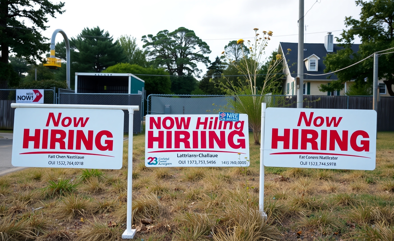 Preparation visual for Now Hiring Yard Signs Guide