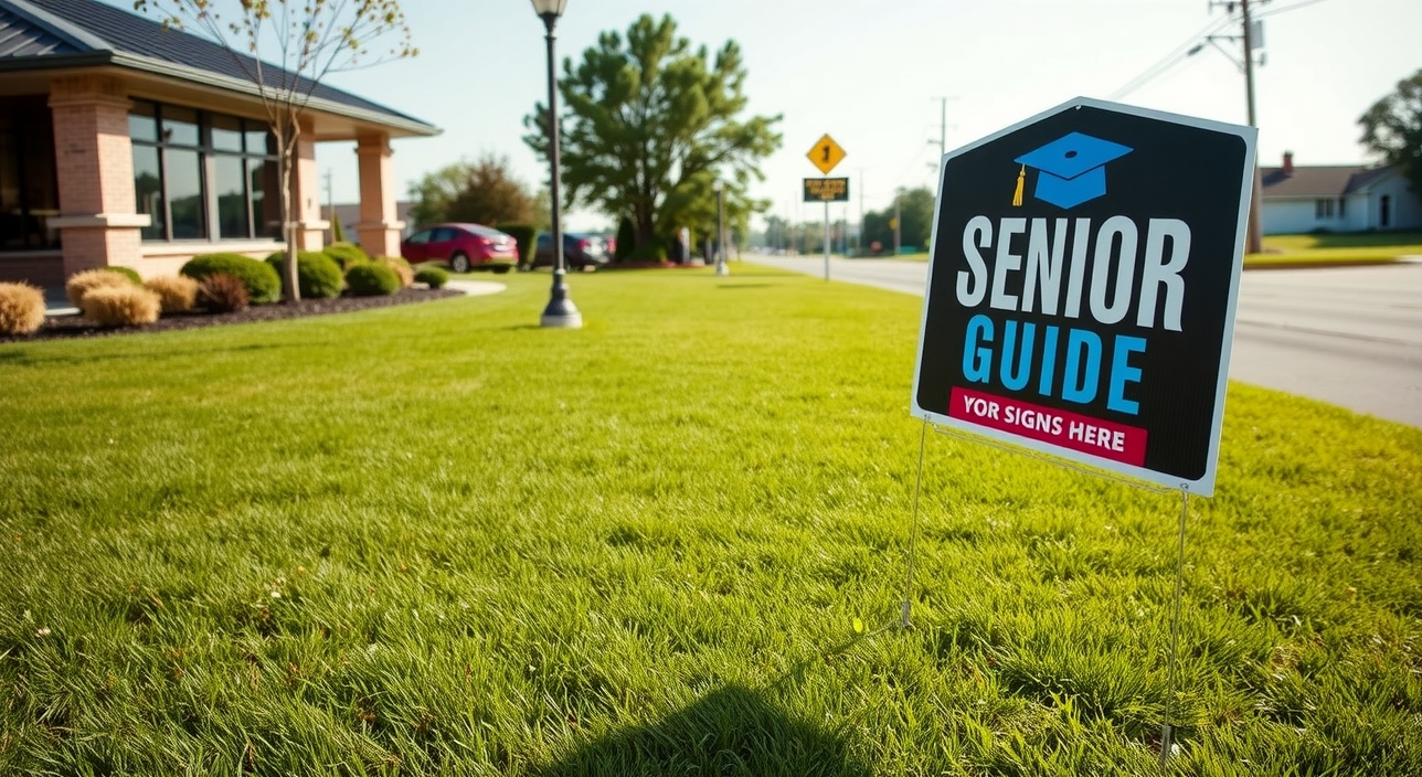 Preparation visual for Senior Graduation Yard Signs Guide