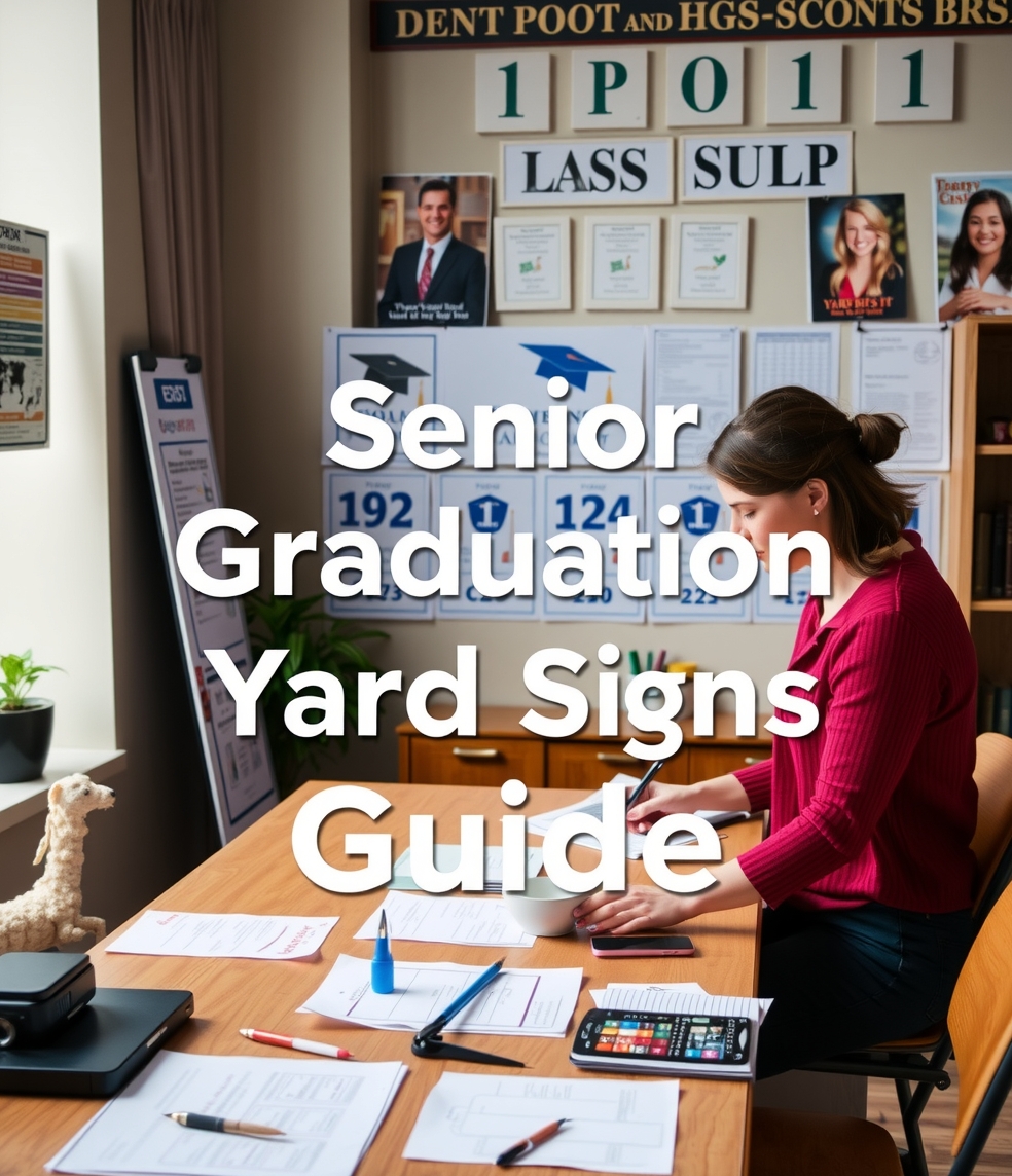 Quality check visual for Senior Graduation Yard Signs Guide