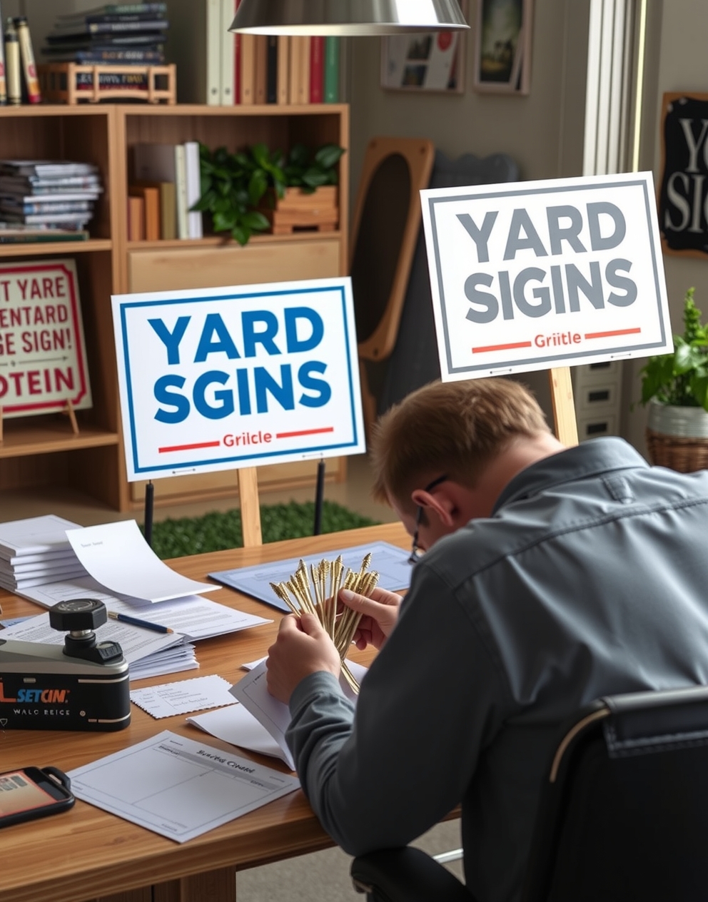 Preparation visual for Cardboard Yard Signs Guide