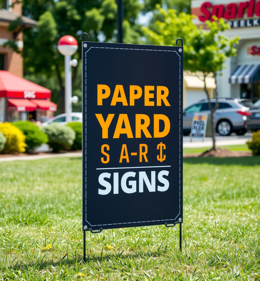Checklist for Paper Yard Signs