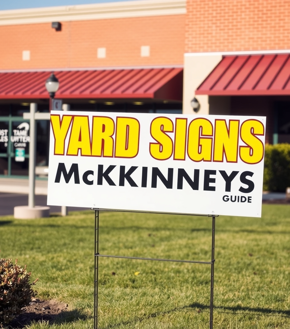 Evaluating the best Yard Signs Mckinney Guide environment