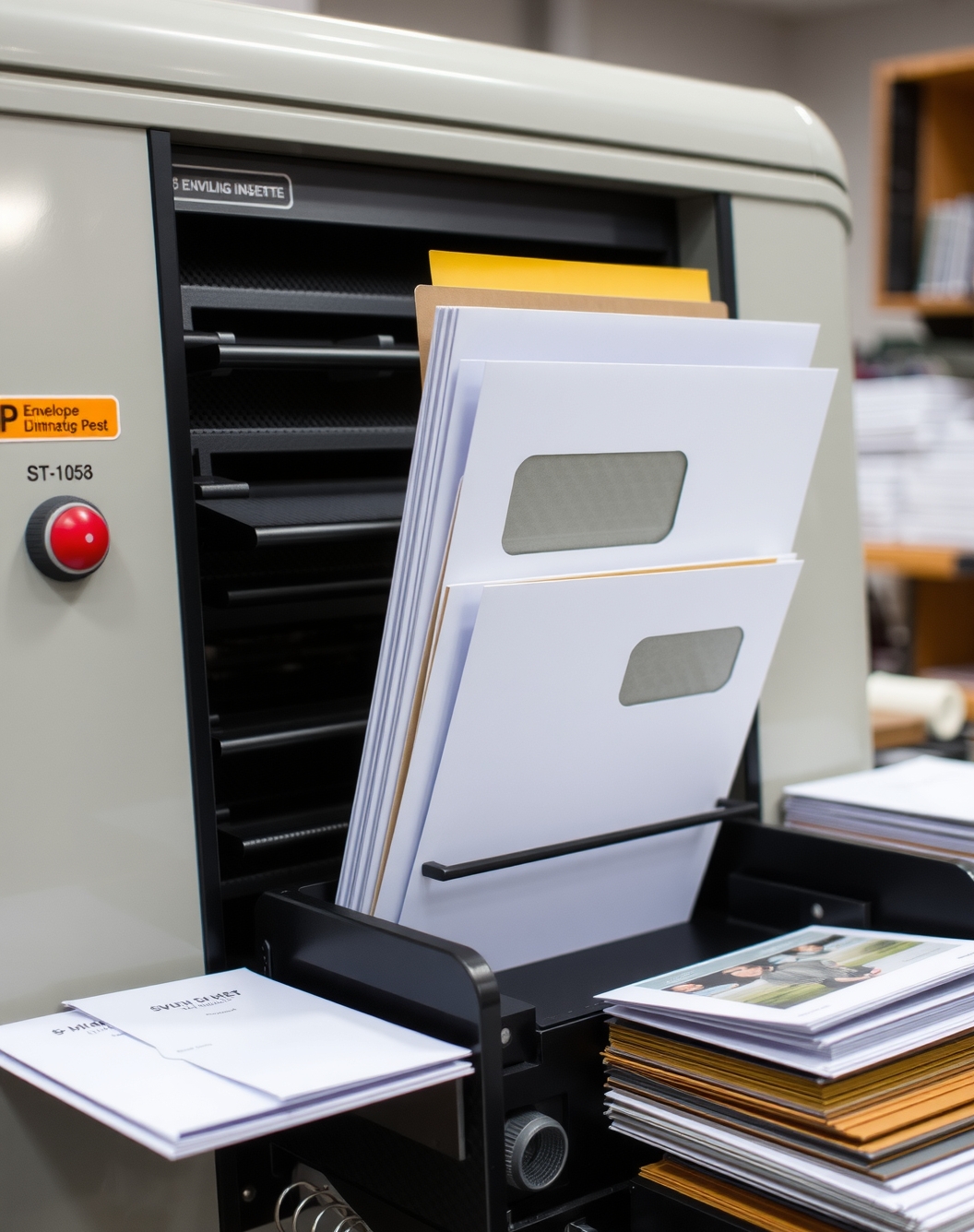 Preparation visual for Envelope Printing Press Guide