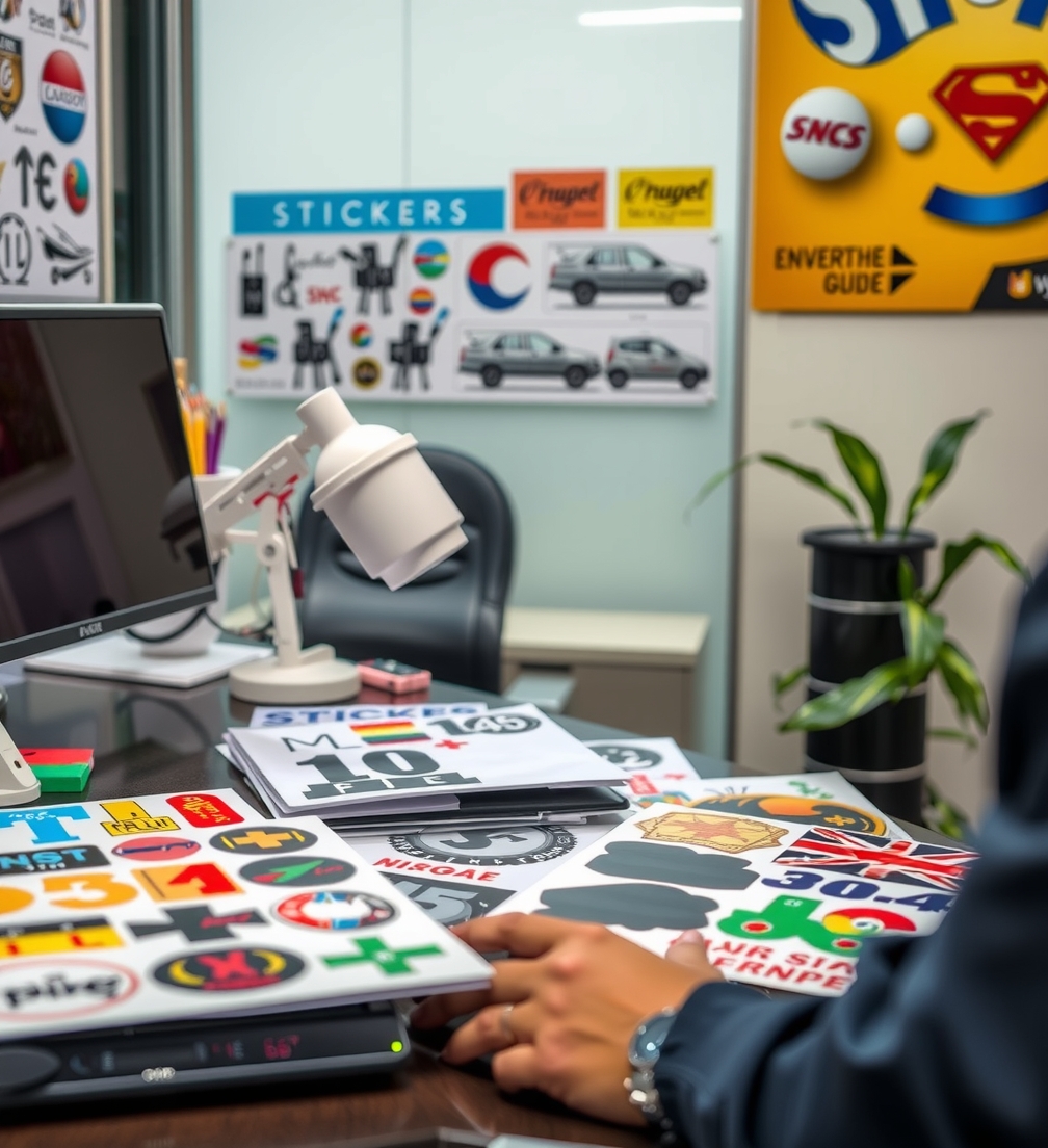 Preparation visual for Stickers Printing Dubai Guide