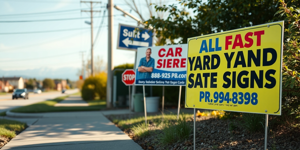 Fast Yard Signs Near Me Guide