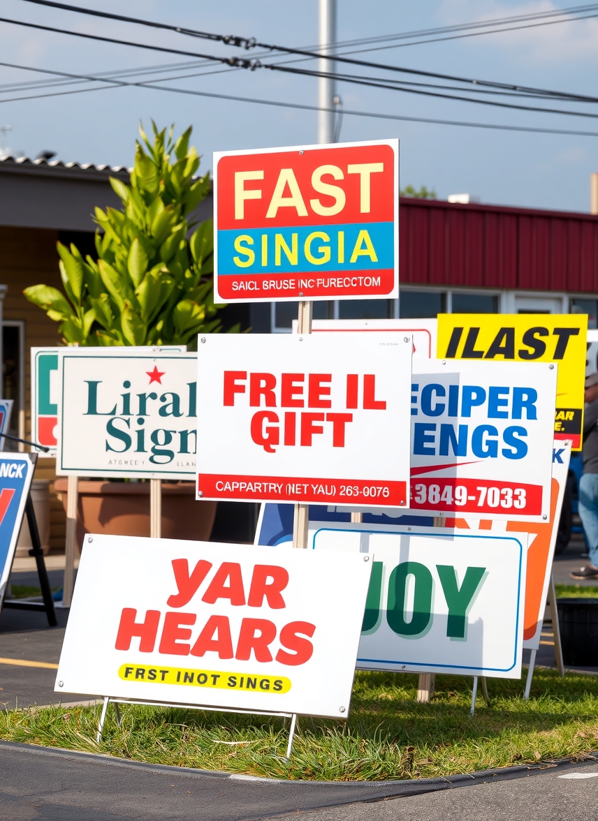 Evaluating the best Fast Yard Signs Near Me Guide environment
