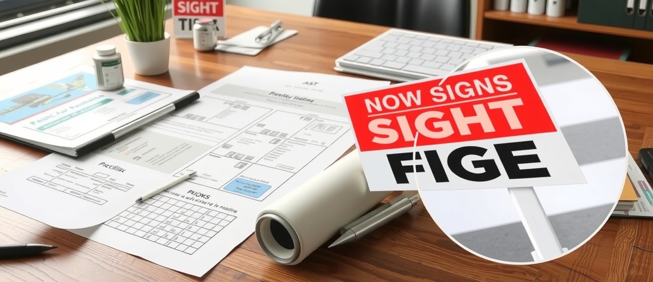 Preparation visual for Fast Yard Signs Near Me Guide