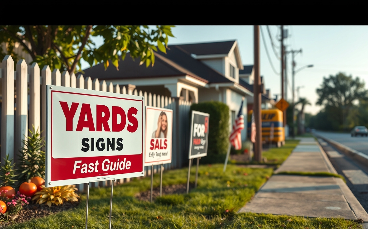 Yard Signs Fast Guide