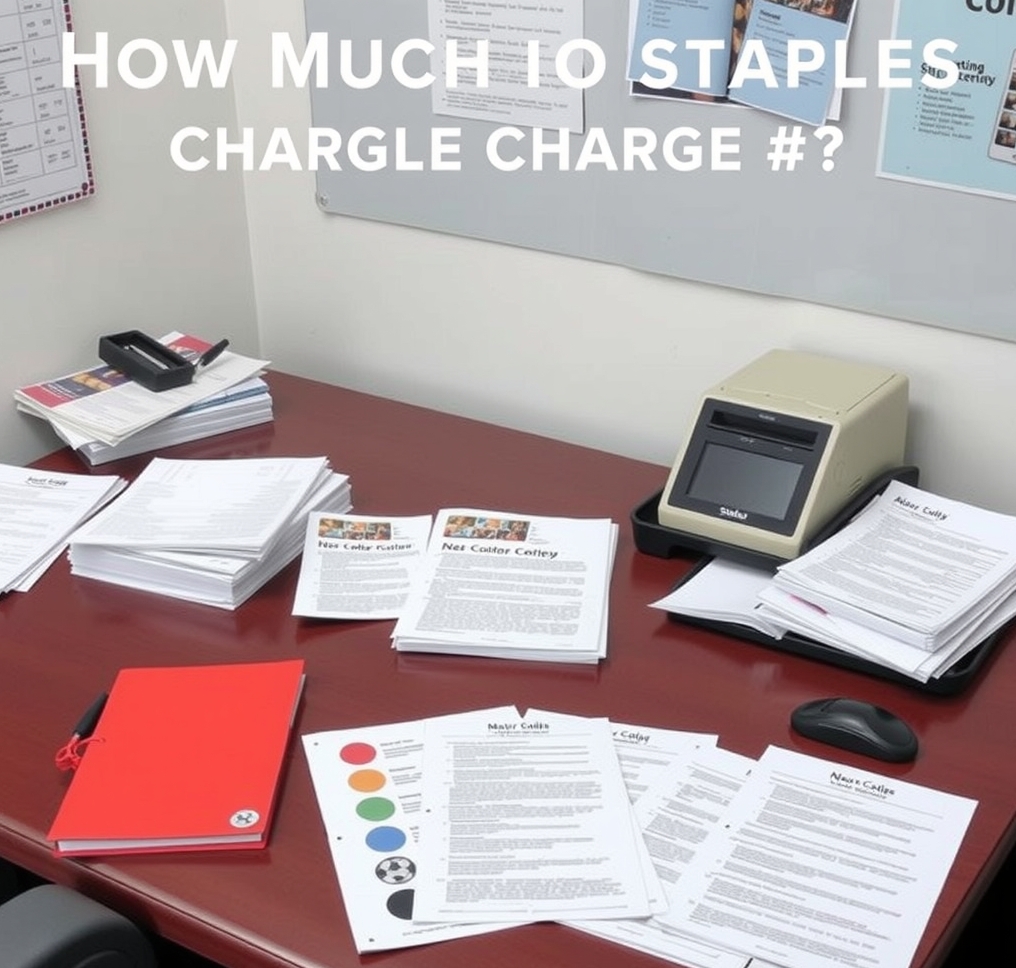 Checklist for How Much Does Staples Charge for Color Copies Guide