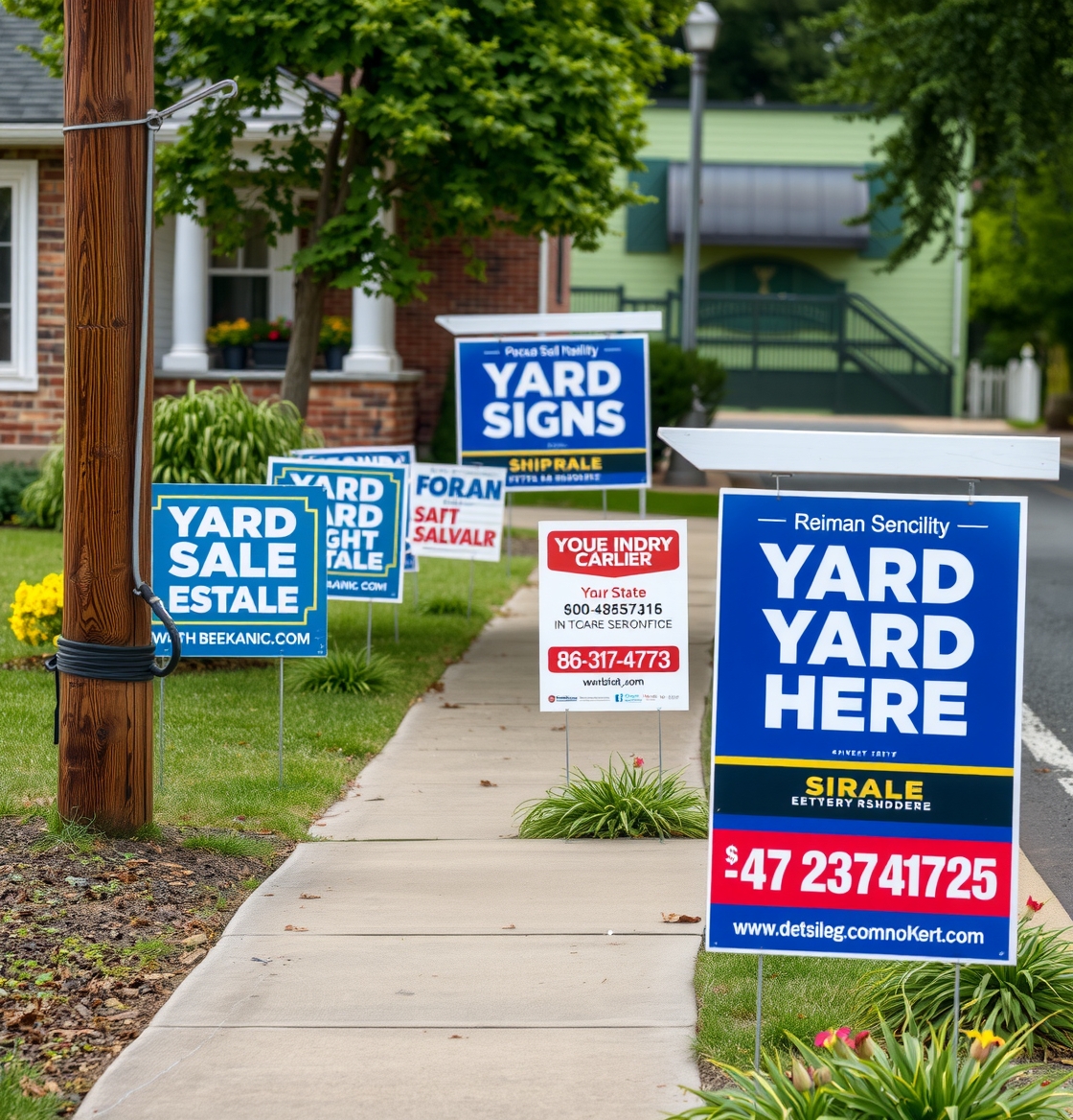 Yard Signs for Real Estate