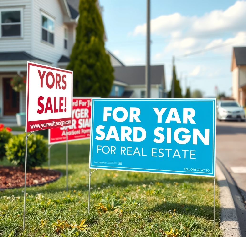Evaluating the best Yard Signs for Real Estate environment