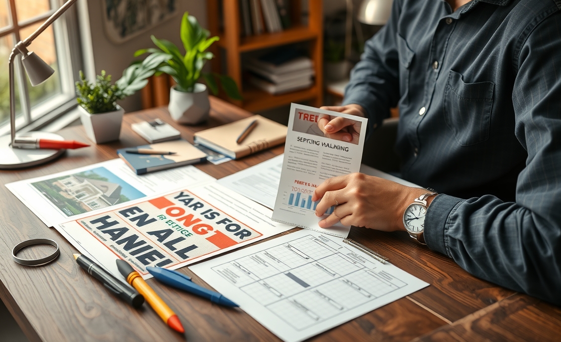 Preparation visual for Yard Signs for Real Estate