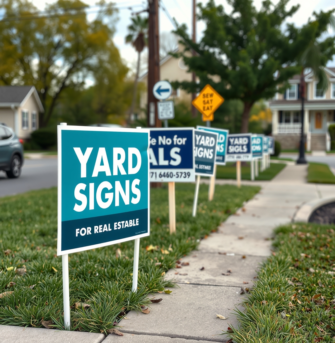 Quality check visual for Yard Signs for Real Estate