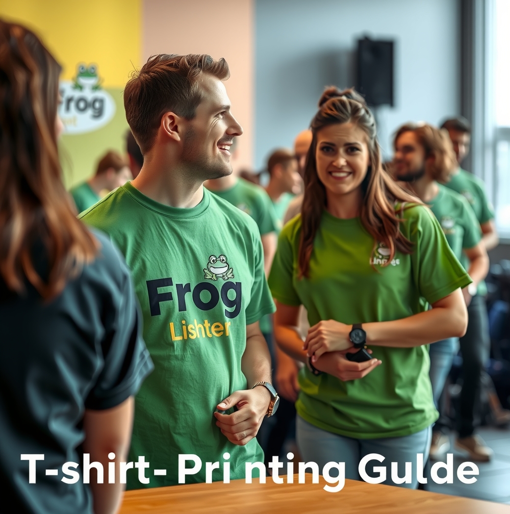 Quality check visual for Frog Tshirt Printing Guide