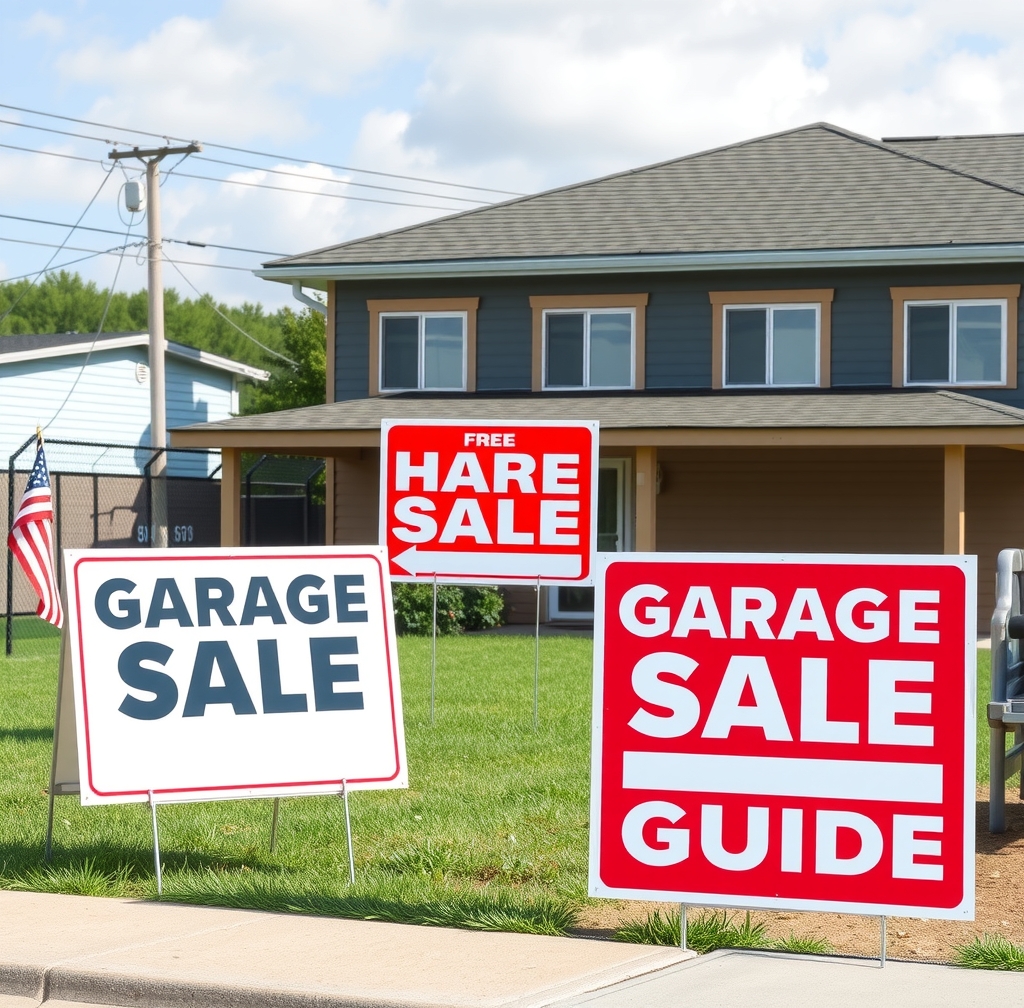 Evaluating the best Garage Sale Yard Signs Guide environment