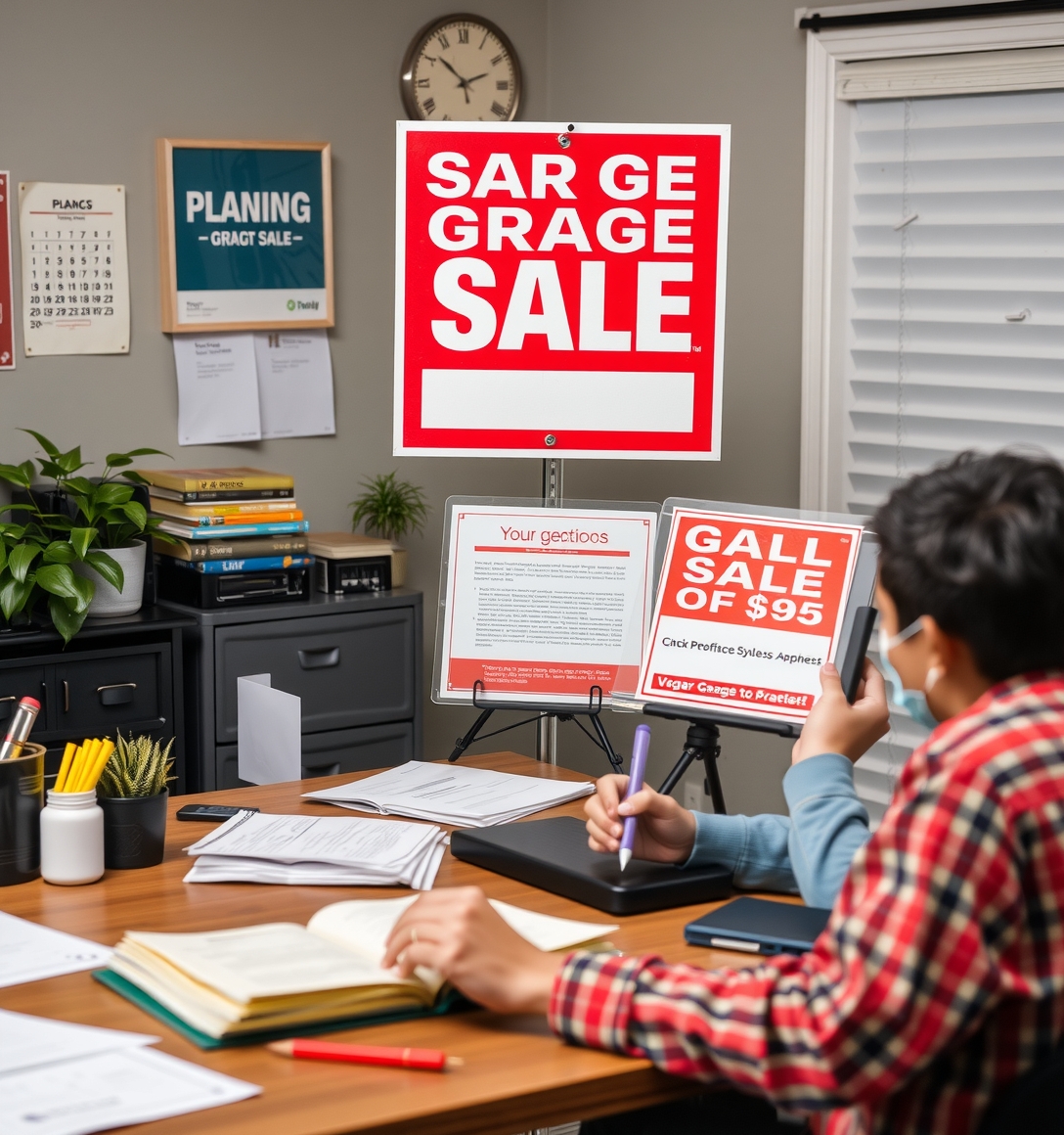 Quality check visual for Garage Sale Yard Signs Guide