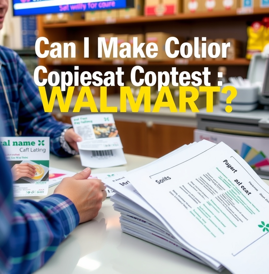Quality check visual for Can I Make Color Copies at Walmart Guide