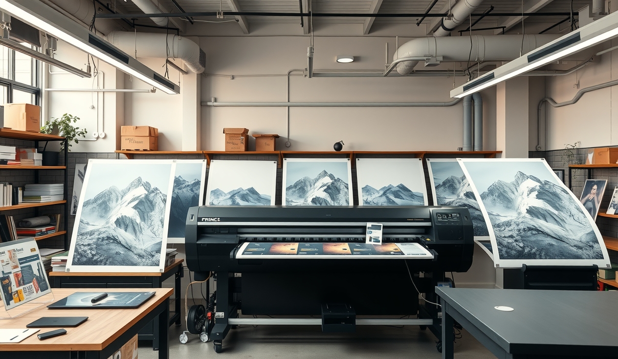 Preparation visual for Large Format Posters Printing Services