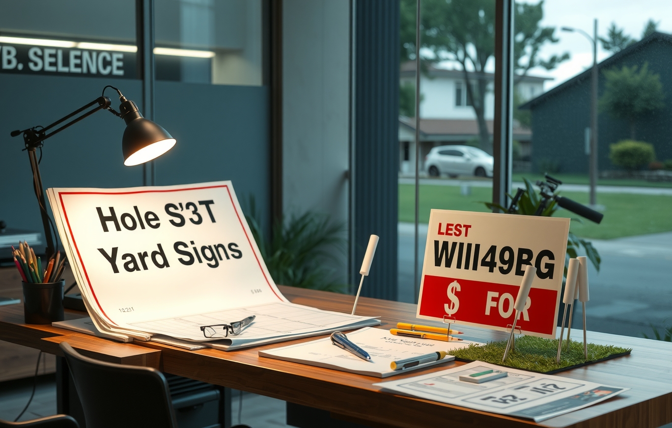 Quality check visual for Best Font for Yard Signs