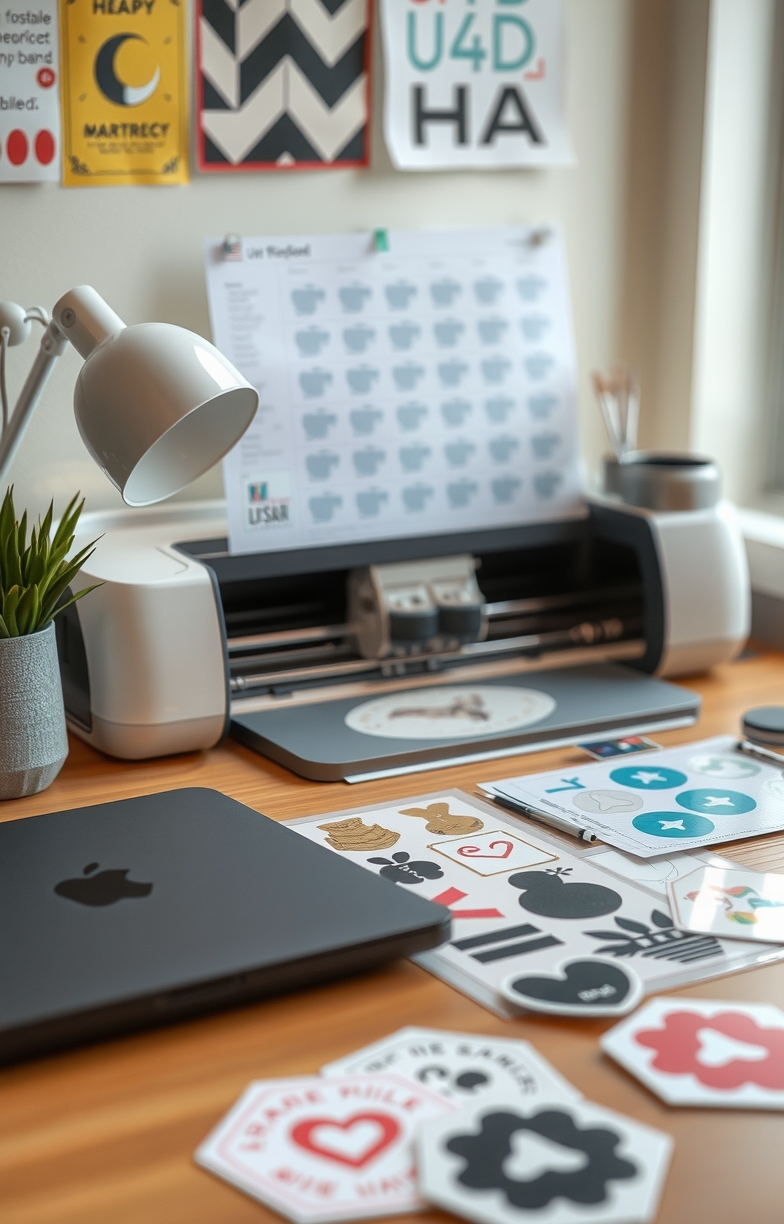 Quality check visual for Printing Stickers with Cricut Guide