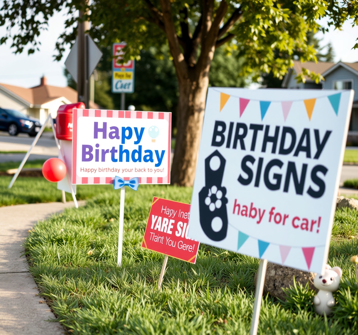 Diy Birthday Yard Signs Guide