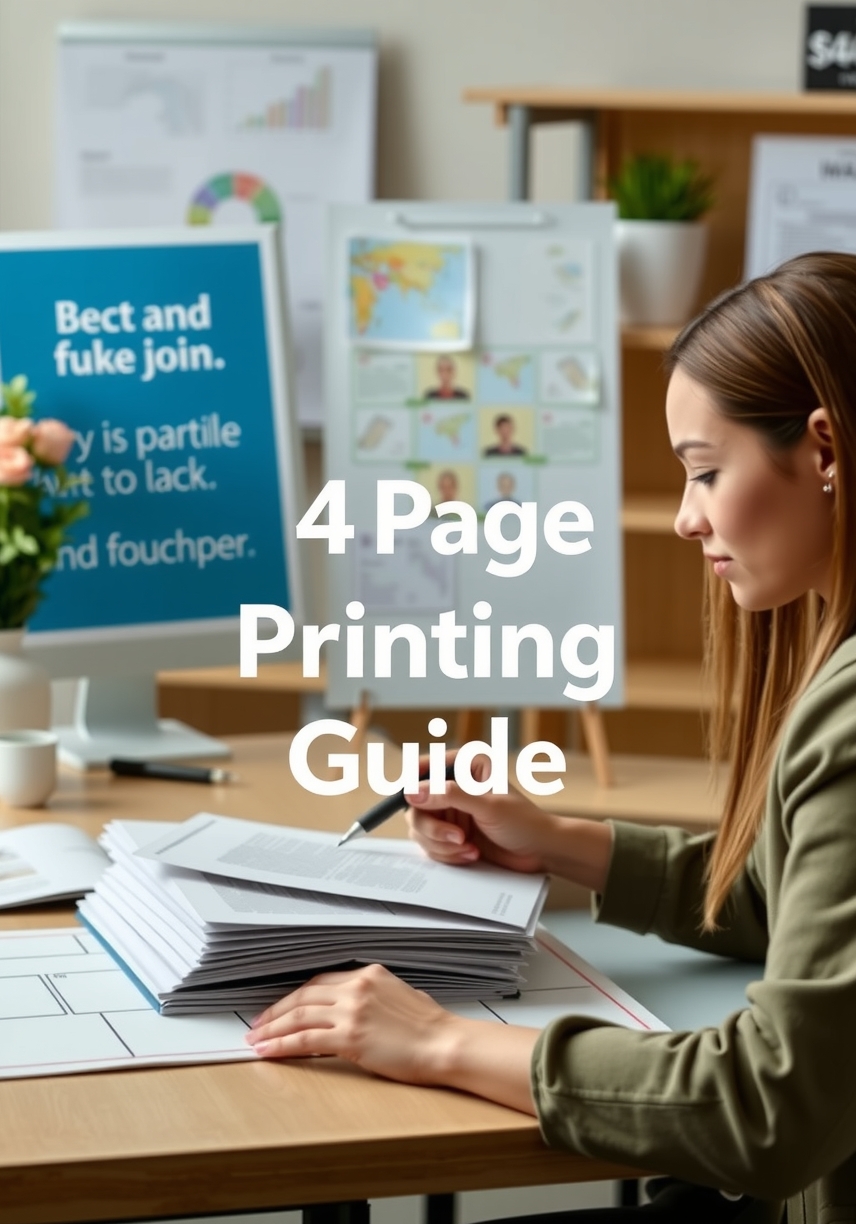 Checklist for 4 Page Brochure Printing Guide