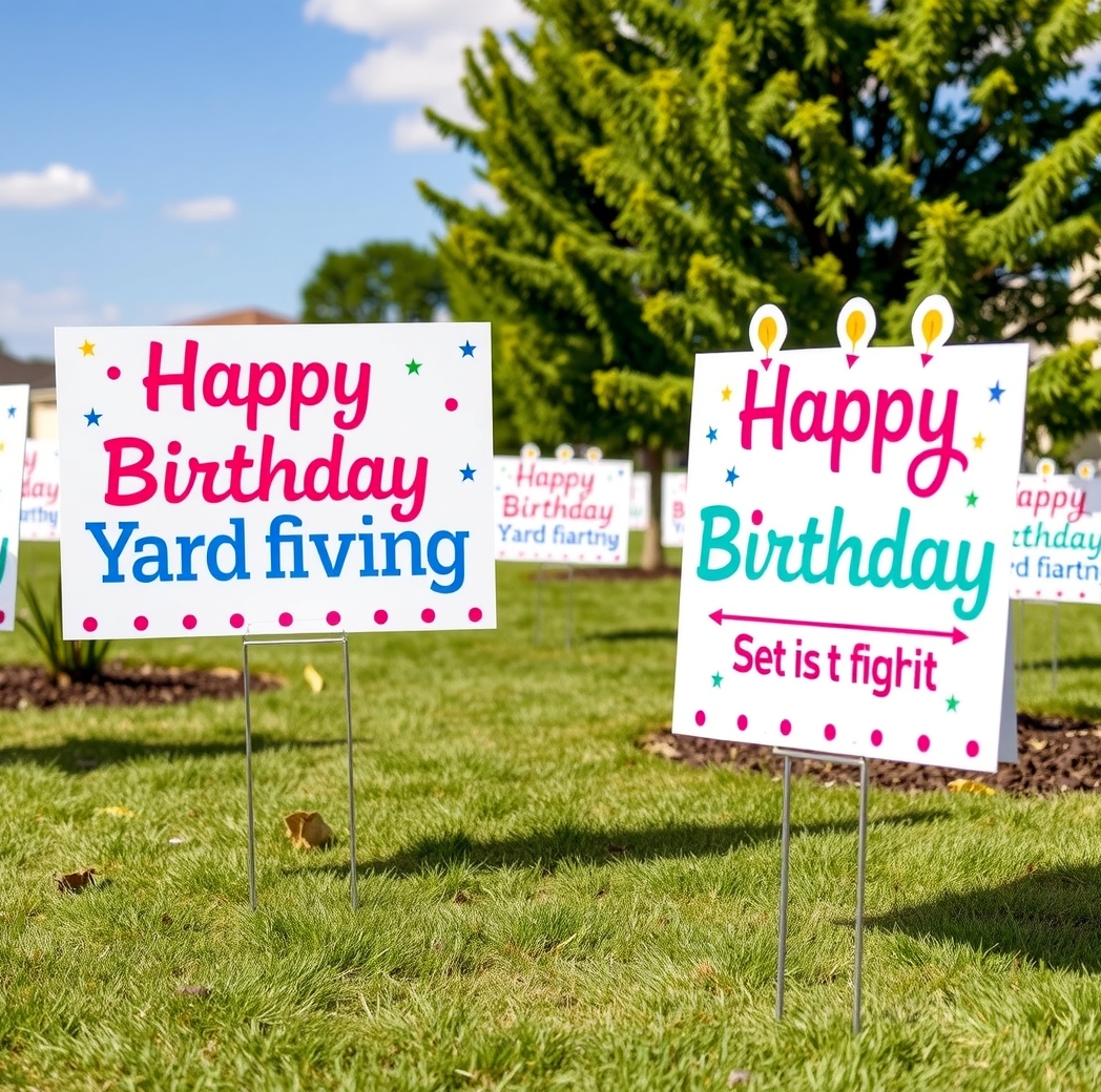 Evaluating the best Happy Birthday Yard Signs with Stakes Guide environment