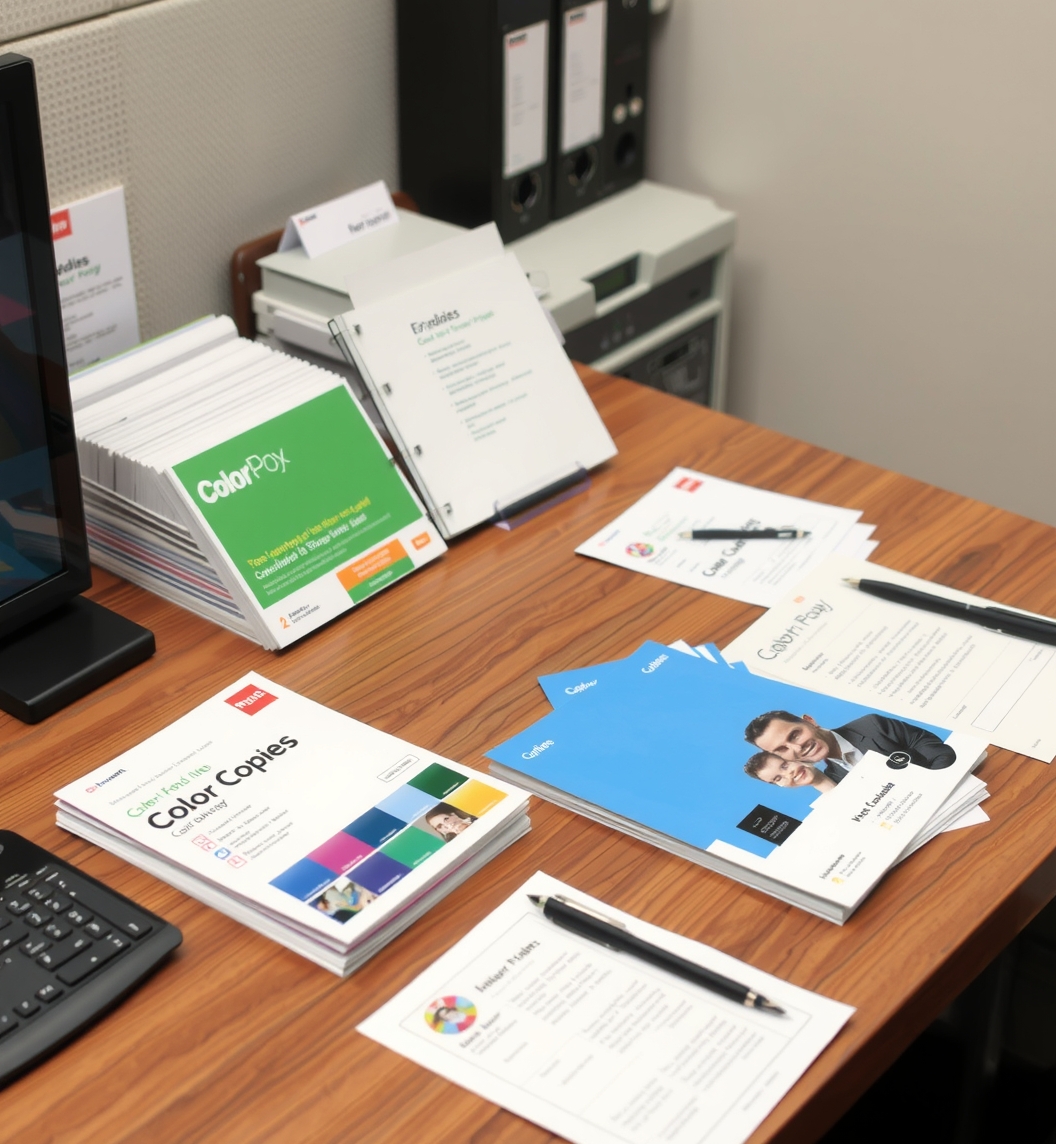 Checklist for Price for Color Copies at Staples