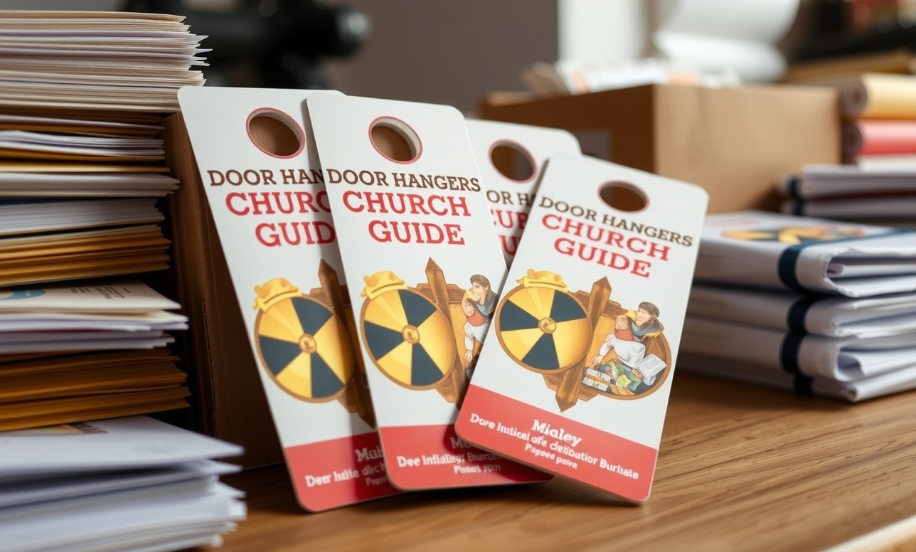 Quality check visual for Door Hangers Church Guide
