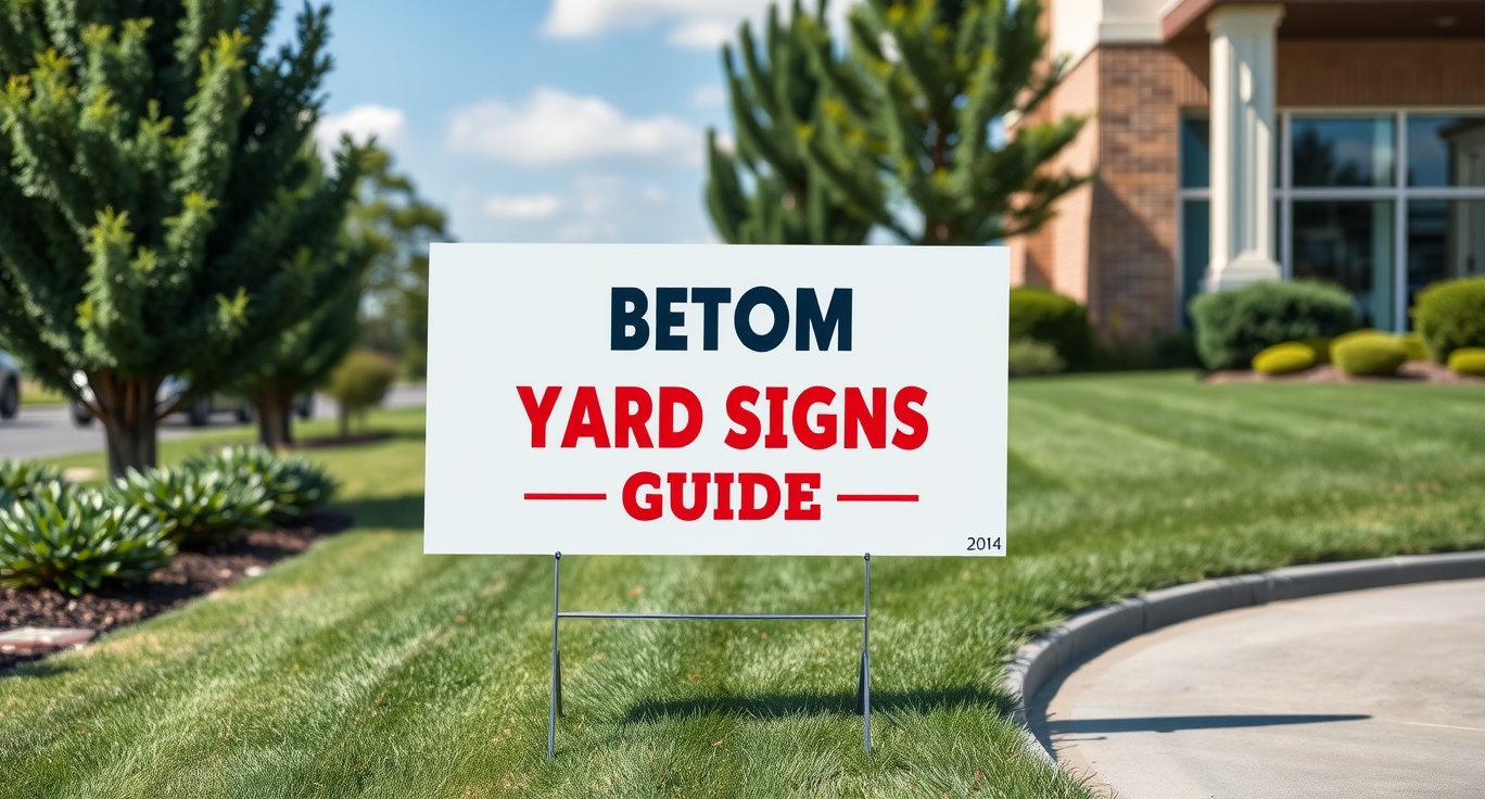 Preparation visual for Custom Sports Yard Signs Guide