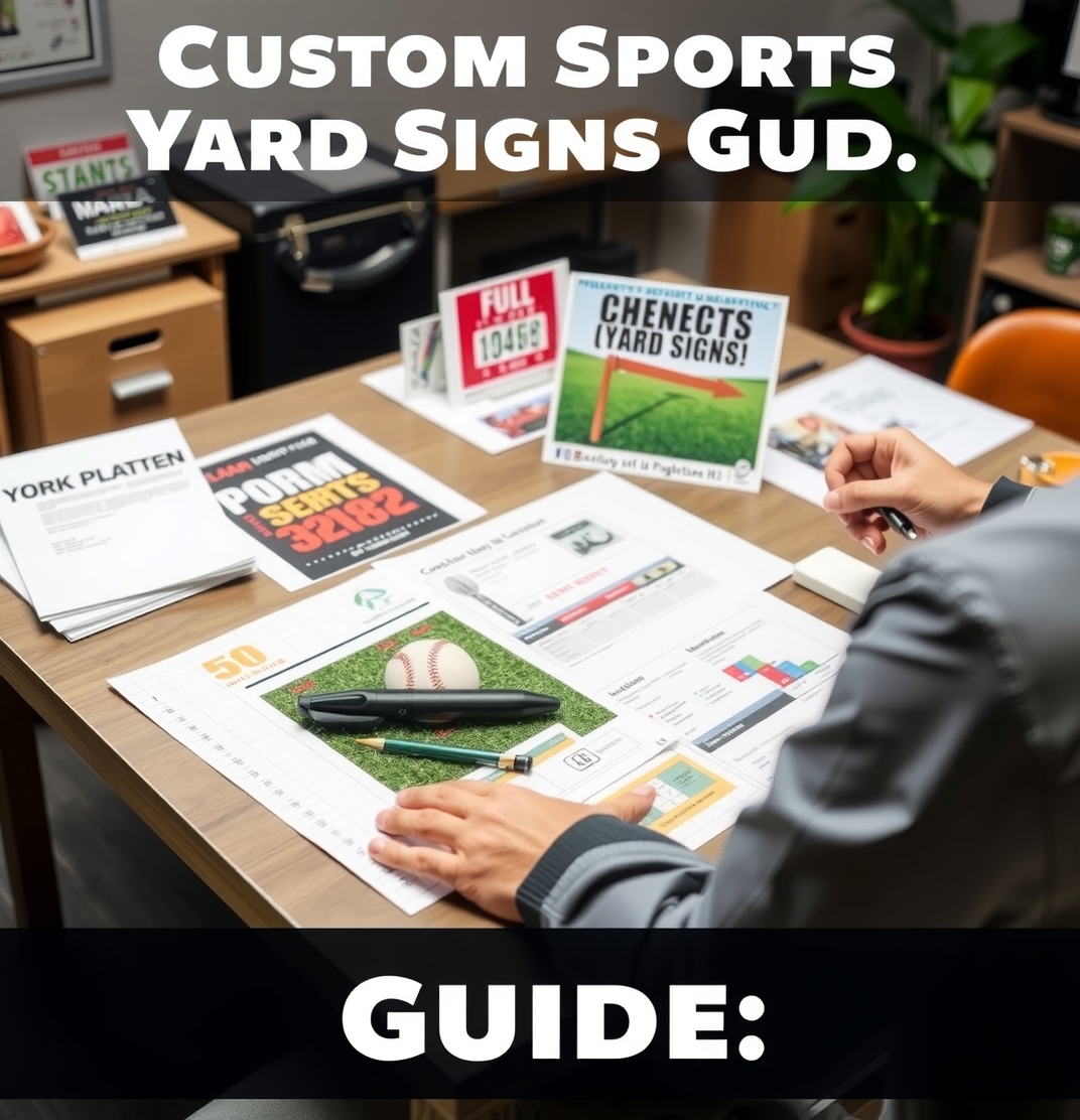 Quality check visual for Custom Sports Yard Signs Guide